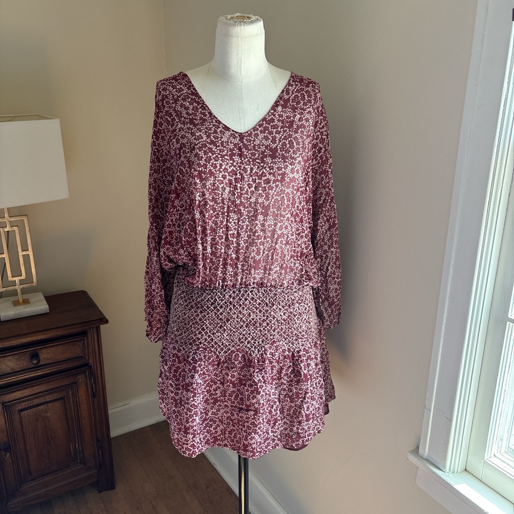 Ulla Johnson Floral Long Sleeve Dress